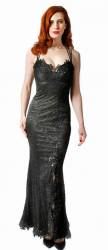 Catwalk London Black Lace Corset Dress